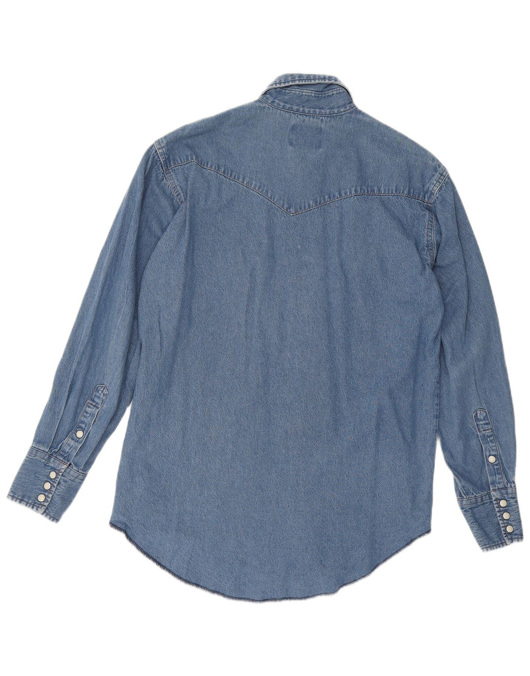 Camicia di jeans da uomo Wrangler blu medio