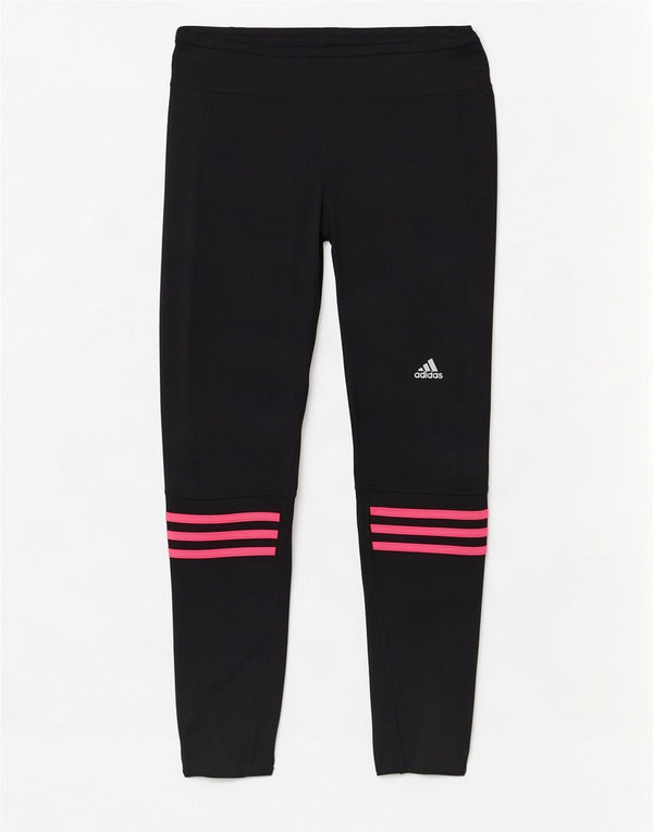 Leggings corti Adidas da donna UK 12/14 Poliestere nero medio