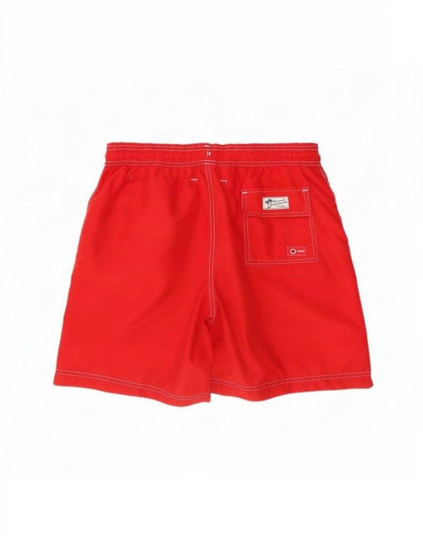 Pantaloncini da bagno da uomo Marks & Spencer XL rosso poliestere