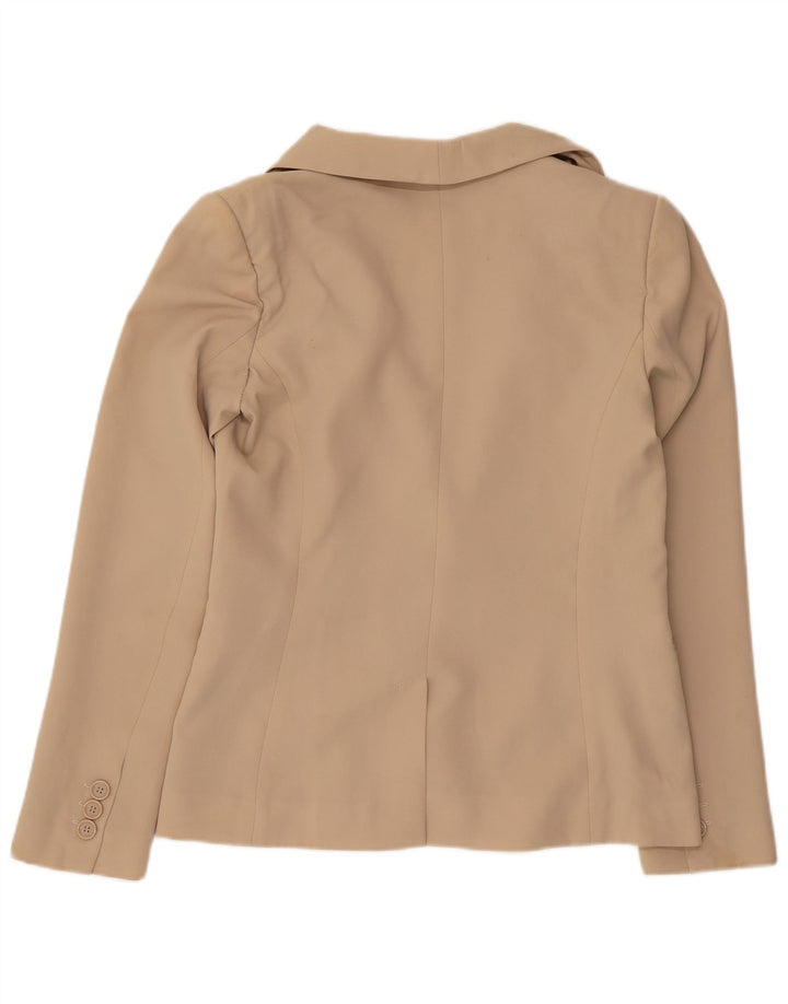 Giacca blazer da donna a 1 bottone Benetton UK 12 Beige medio