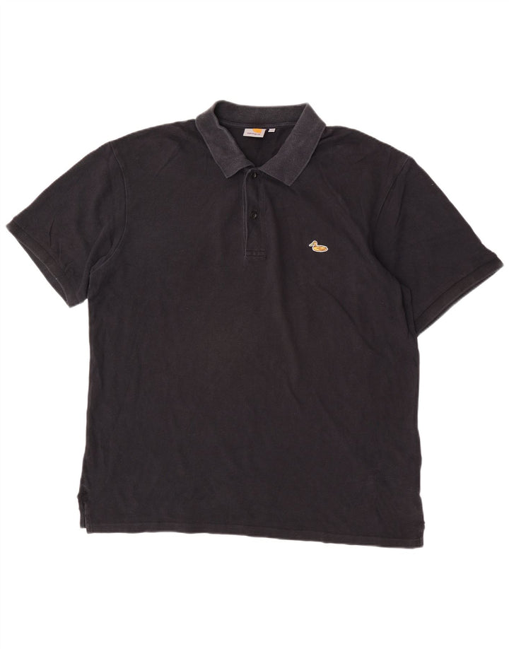 Polo Carhartt da uomo 2XL in cotone nero