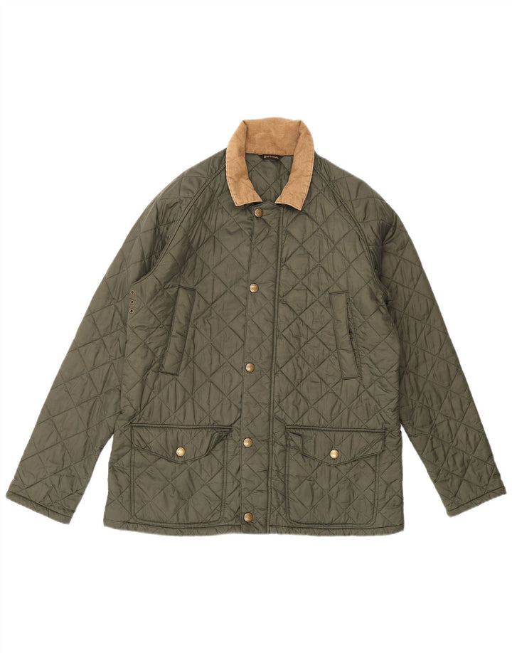Giacca trapuntata da uomo Barbour UK 42 XL verde