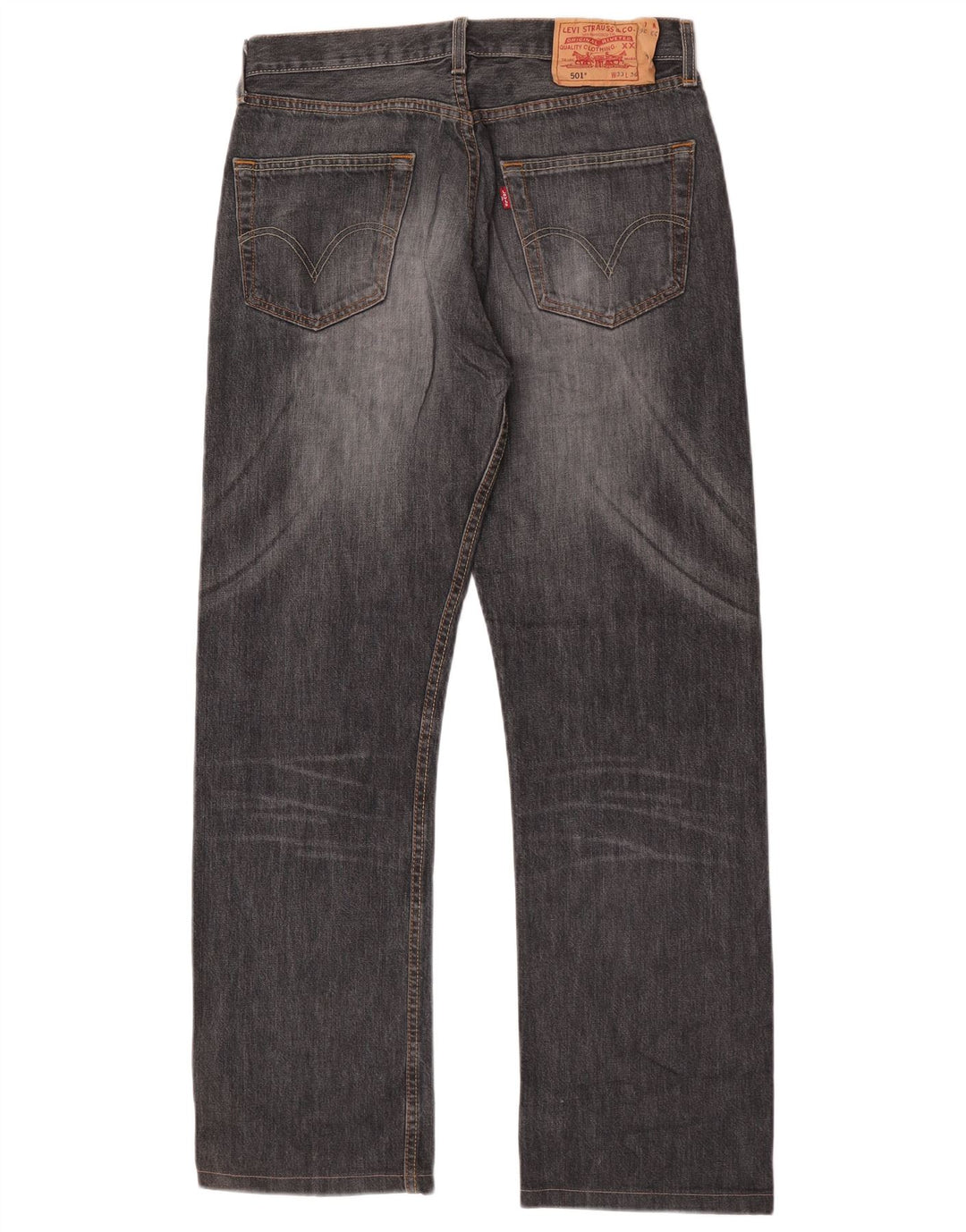 Levi's Uomo 501 Jeans dritti W33 L30 Grigi