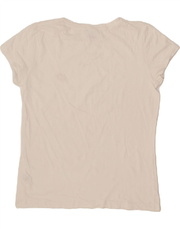 LOTTO Womens T-Shirt Top UK 16 Large White Vintage Lotto and Second-Hand Lotto from Messina Hembry 