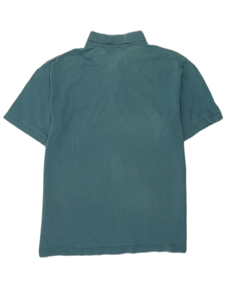 Polo Kappa Uomo Large Blu In Cotone