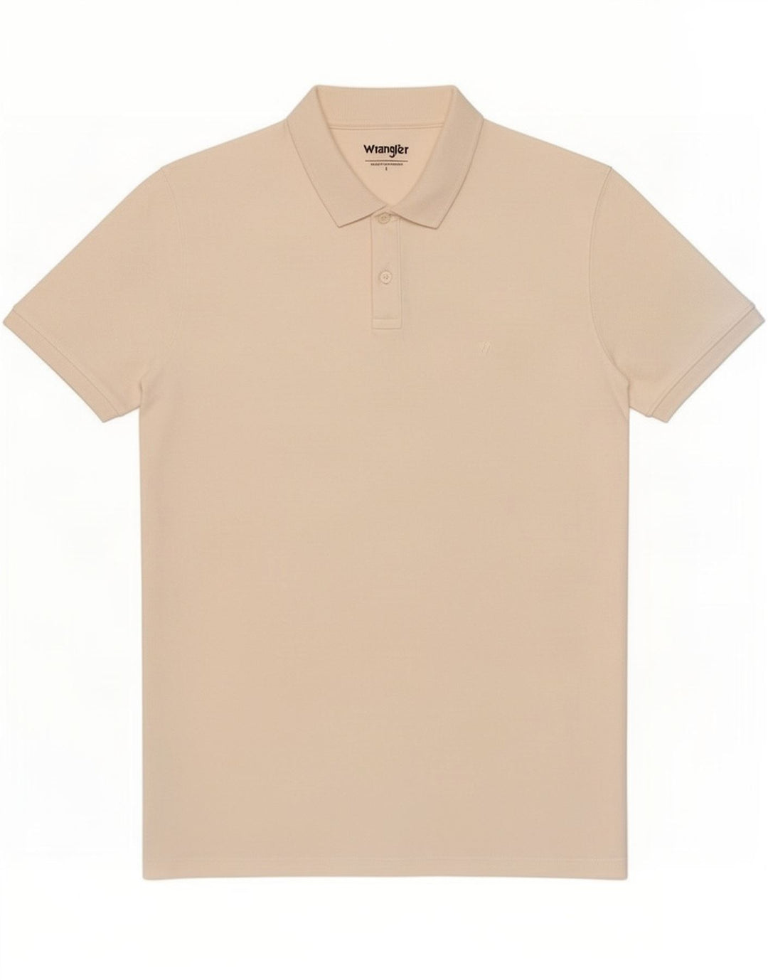 Polo da uomo Wrangler grande in cotone giallo