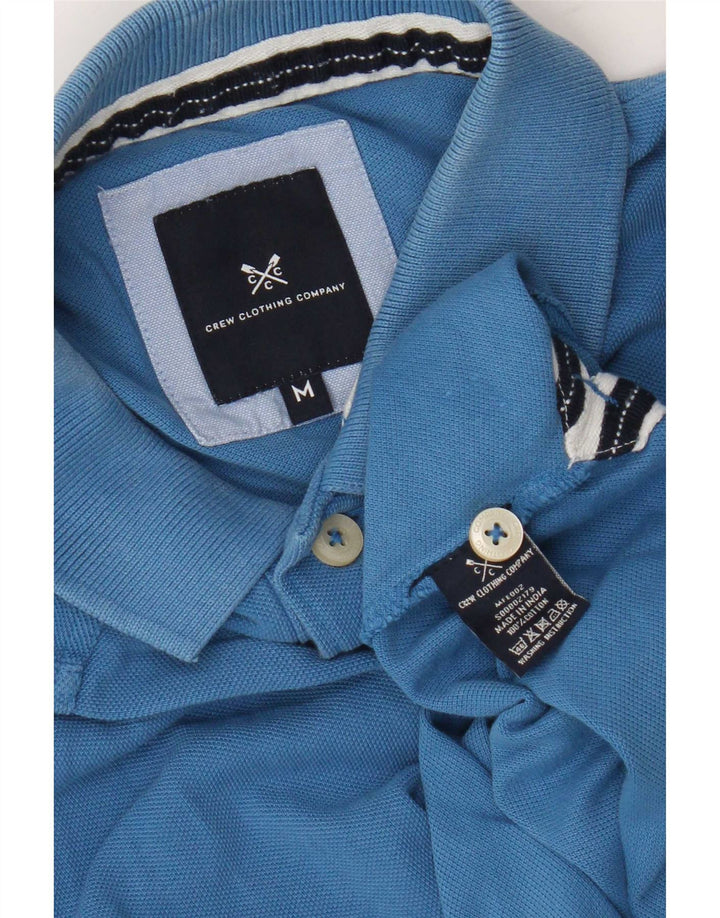 Crew Clothing Polo da uomo in cotone blu medio
