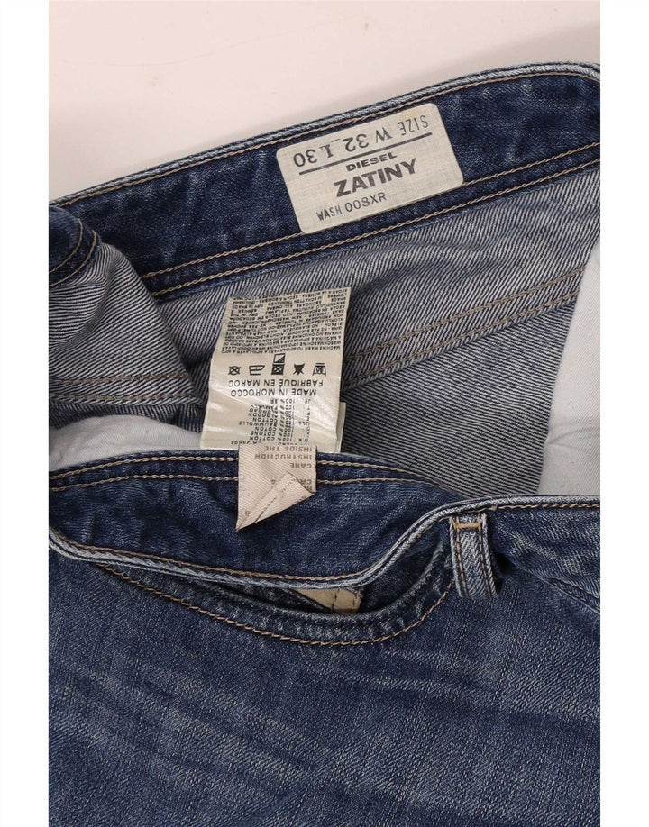 Diesel Uomo Zatiny Bootcut Jeans W32 L30 Cotone Blu