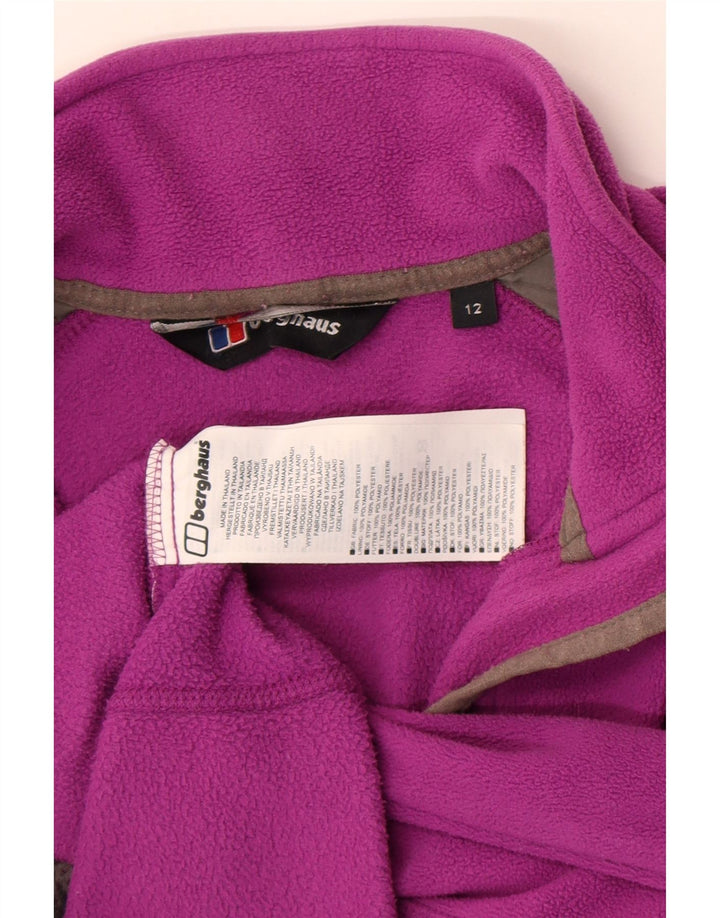 Giacca in pile foderata da donna Berghaus UK 12 poliestere viola medio