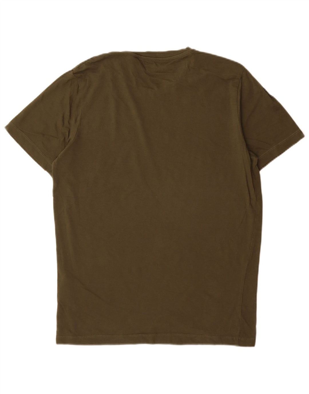 T-shirt grafica da uomo Jack & Jones Top piccola in cotone kaki