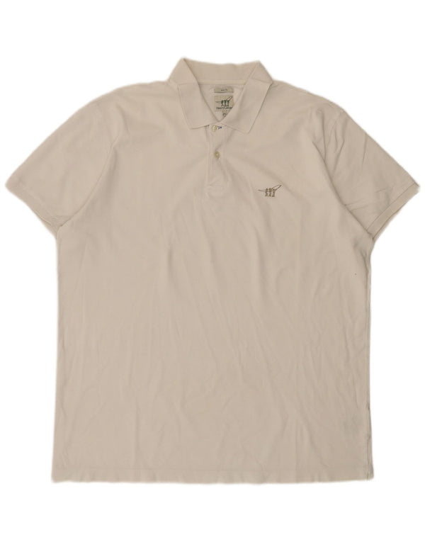 Polo da uomo slim fit Henry Cottons 3XL cotone bianco
