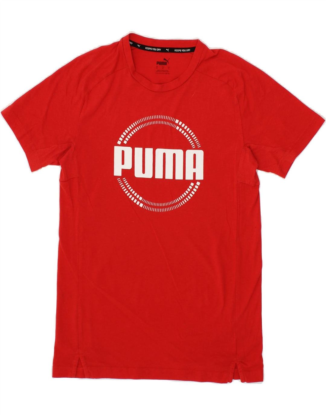 PUMA Mens Graphic T-Shirt Top Small Red Cotton Vintage Puma and Second-Hand Puma from Messina Hembry 