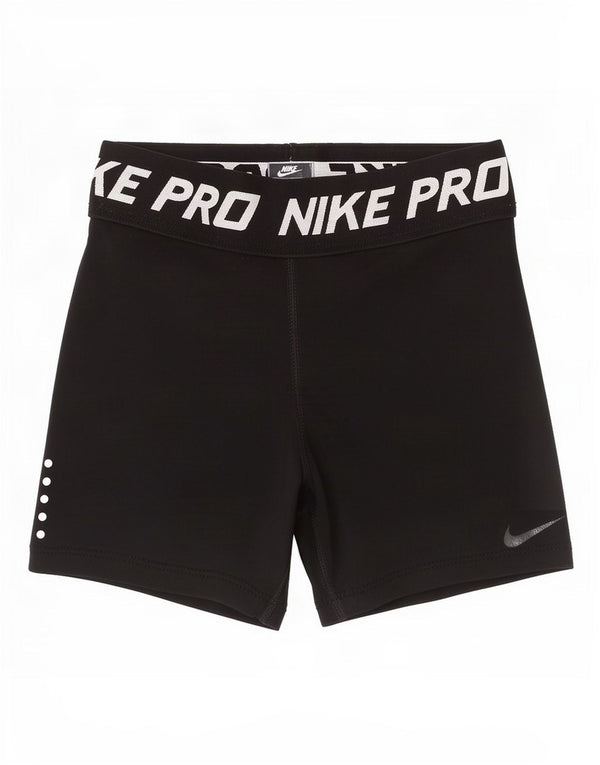Pantaloncini sportivi Nike Dri Fit Graphic per ragazze 11-12 anni neri