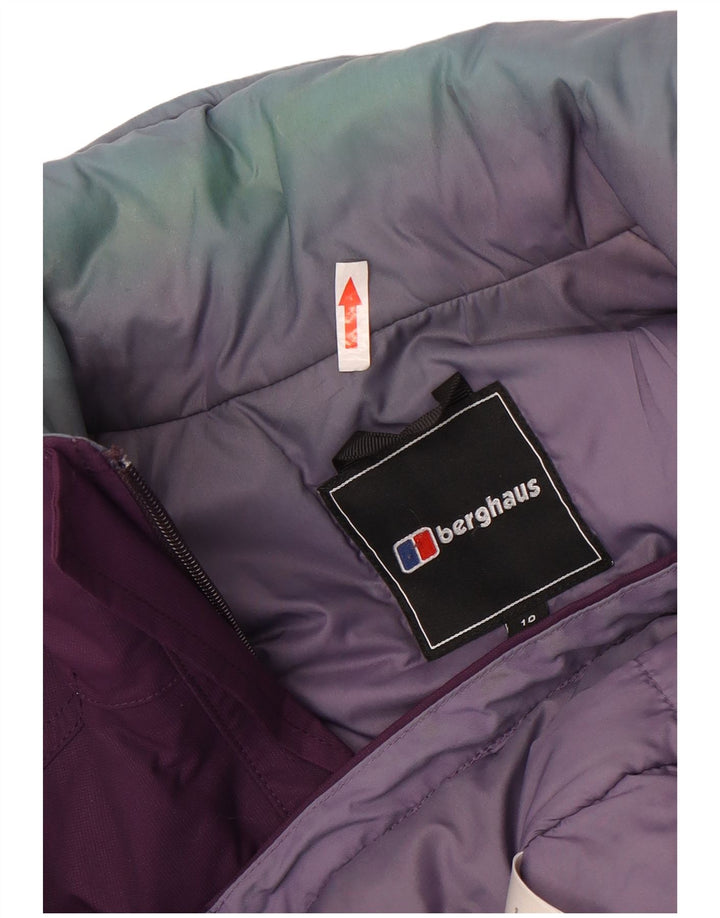 Giacca a vento oversize con cappuccio da donna Berghaus UK 10 piccola viola