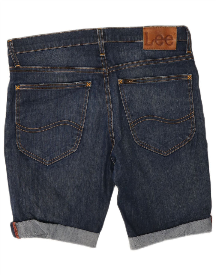 Pantaloncini di jeans Jegger da donna Lee W31 cotone blu medio
