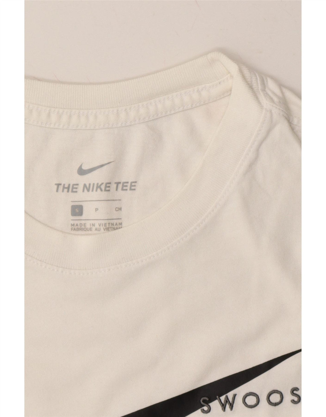 NIKE Mens Graphic T-Shirt Top Small White Cotton Vintage Nike and Second-Hand Nike from Messina Hembry 