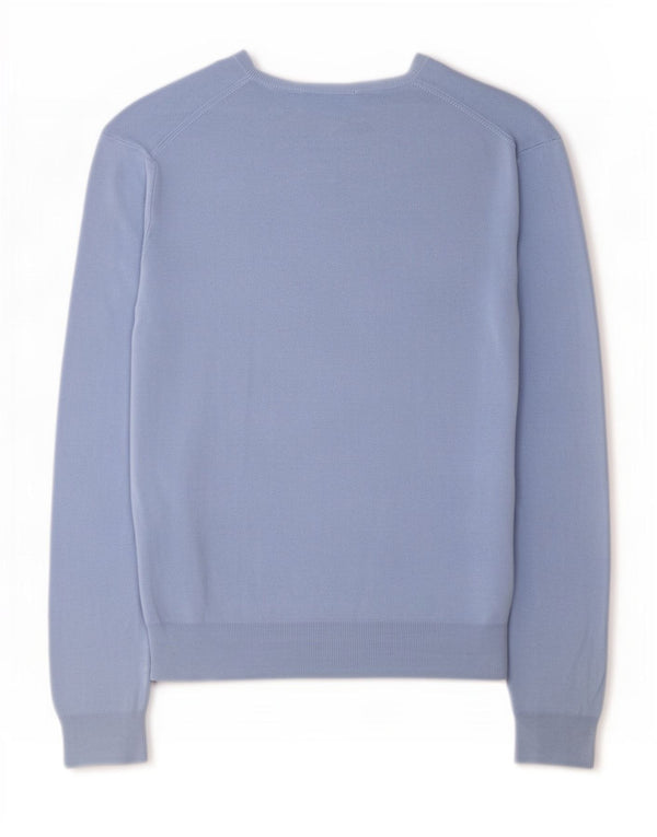 Polo Ralph Lauren Maglione da uomo con scollo a V piccolo cotone blu