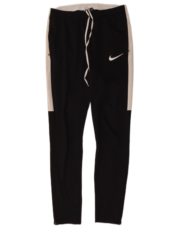Pantaloni della tuta da donna Nike UK 10 Small Nero Colourblock Poliestere