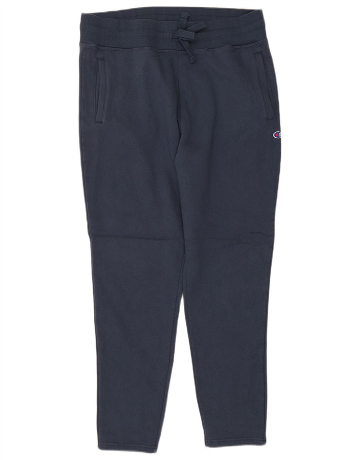 Pantaloni da tuta da uomo Champion Large in cotone blu navy