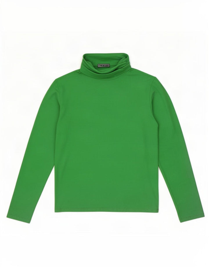 Top Zara da donna a maniche lunghe UK 14 grande verde