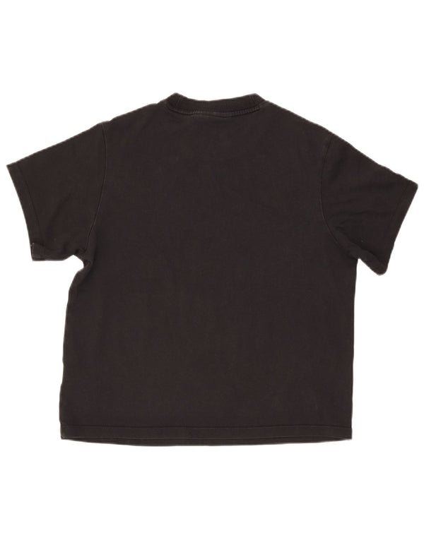 T-shirt oversize da donna Adidas UK 10 piccola in cotone nero