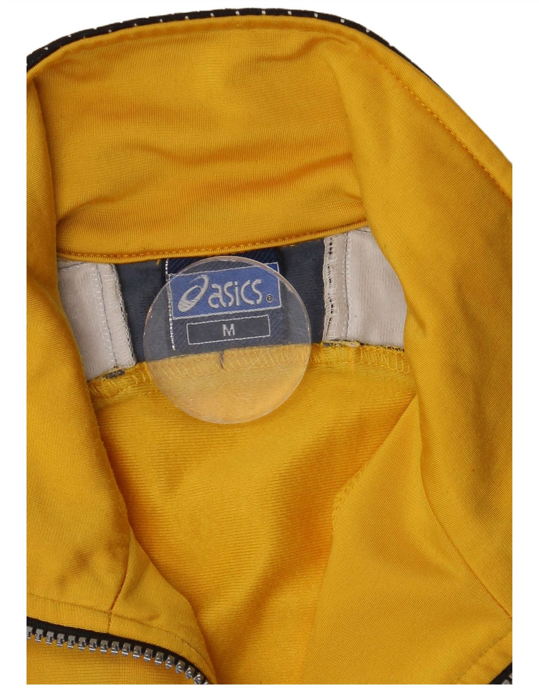 Giacca da tuta grafica ASICS da uomo, colore giallo medio