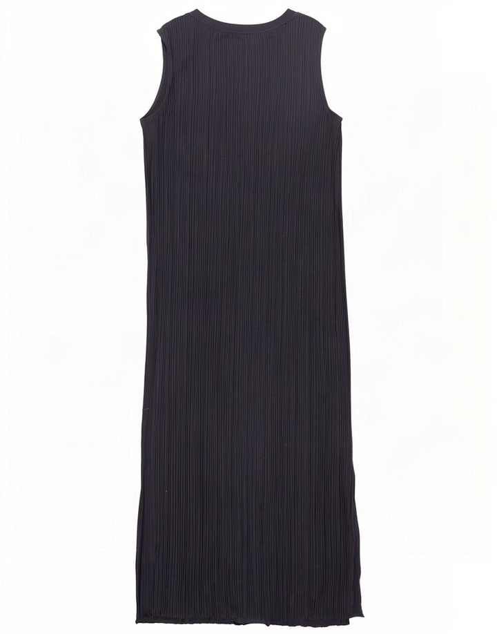 Abito lungo senza maniche da donna Marks & Spencer UK 12 medio blu navy