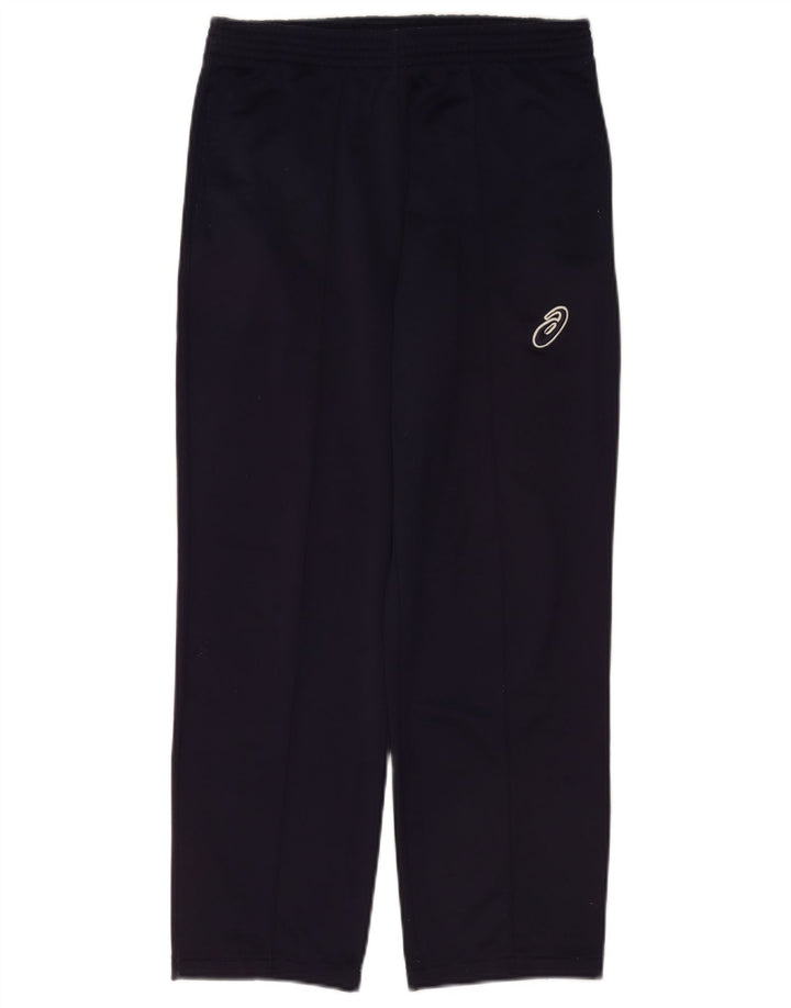Pantaloni da tuta ASICS da donna piccoli in poliestere blu navy