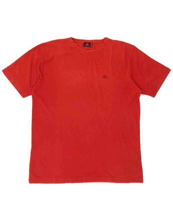 T-shirt uomo Kappa Top XL rossa in cotone