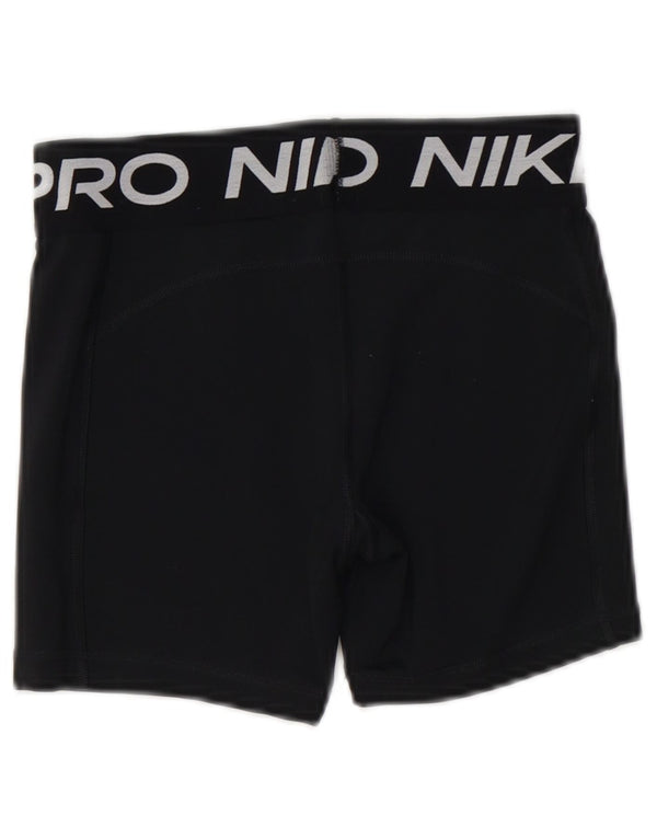 Pantaloncini sportivi Nike Dri Fit Graphic per ragazze 12-13 anni, grandi, in poliestere nero