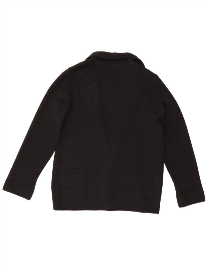 Maglione cardigan vintage da donna IT 46 grande nero