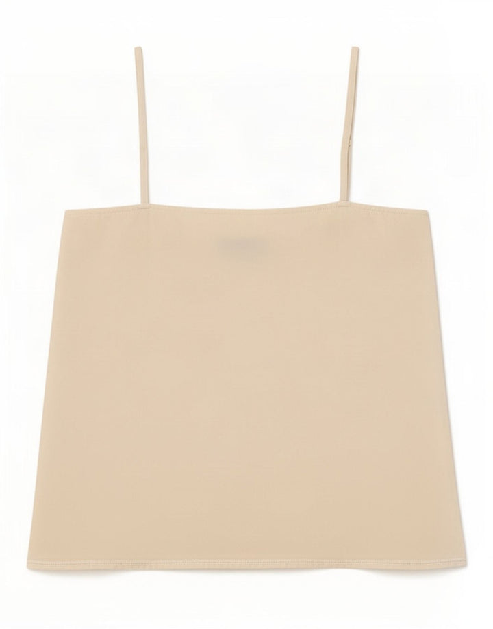 Canottiera da donna Oasis UK 10 piccola in poliestere bianco sporco