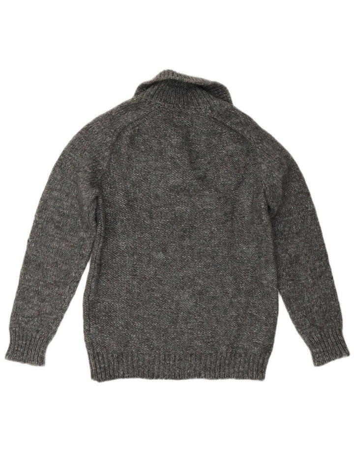 Maglione da uomo con collo alto Gas Lana screziata grigio medio