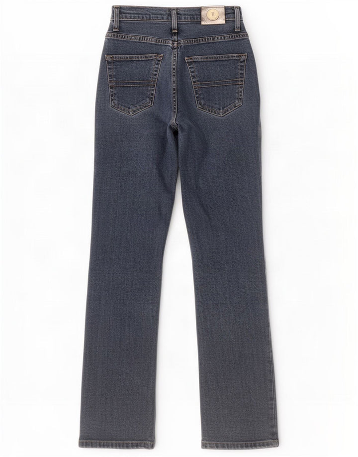 Jeans Trussardi Donna Bootcut W26 L29 Cotone Blu Navy