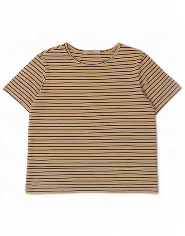 T-shirt Zara Trafaluc da donna UK 14 gessato medio multicolore