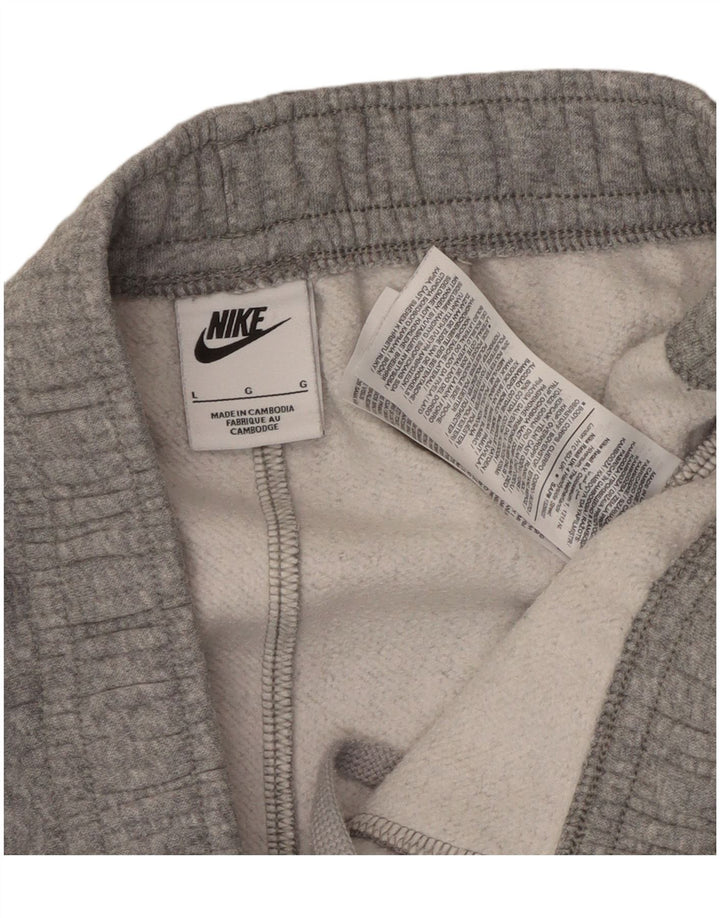 Pantaloni della tuta cargo Nike da uomo, pantaloni da jogging, grandi, in cotone grigio