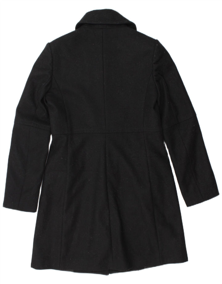 Cappotto Donna Benetton IT 42 Medio Nero Lana