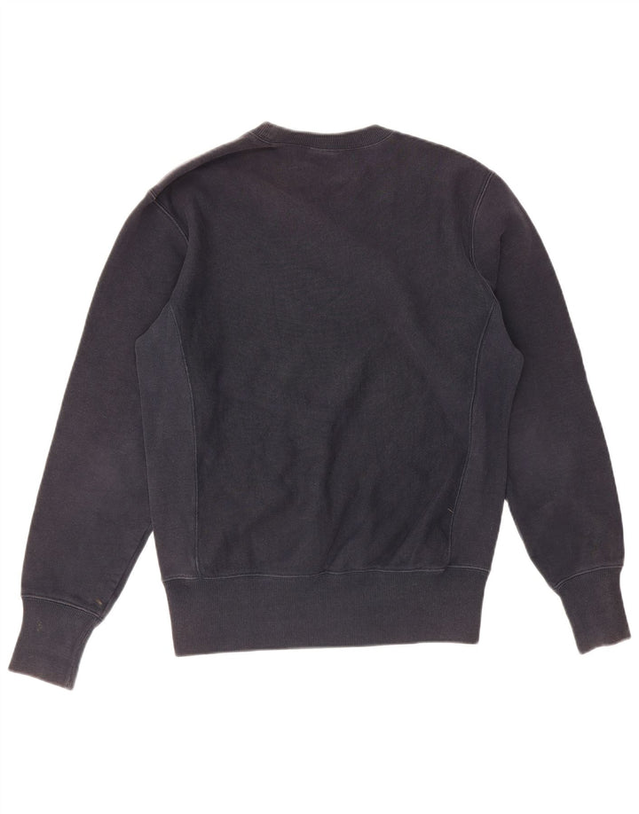 Felpa da uomo Champion Small in cotone blu navy