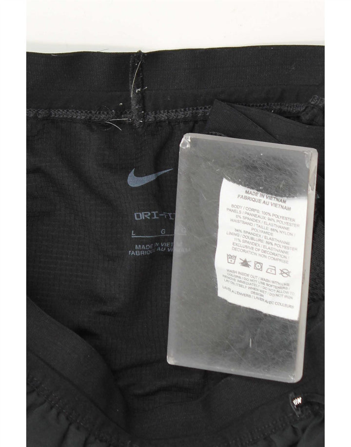 Pantaloncini sportivi Nike da uomo Dri Fit grandi in poliestere blu navy