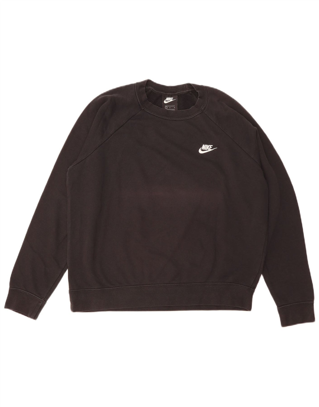 Felpa da donna Nike Jumper UK 16 grande cotone nero