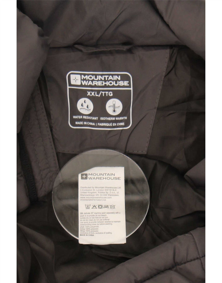 Gilet imbottito da uomo Mountain Warehouse UK 44 2XL Poliammide grigio