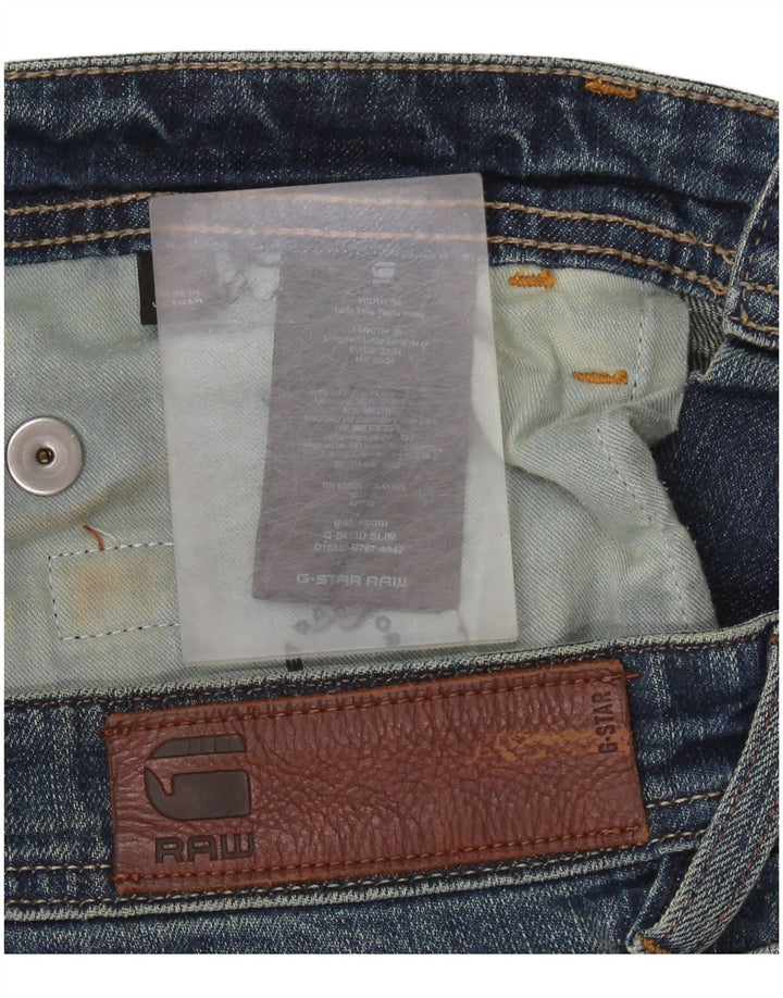 Jeans slim da uomo G-STAR W32 L34 cotone blu