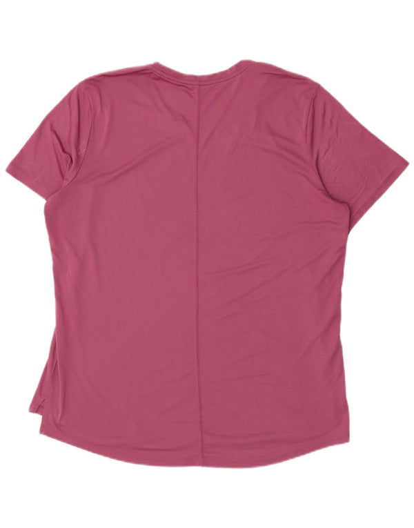 T-shirt grafica NIKE Dri Fit da donna UK 18 XL Rosa