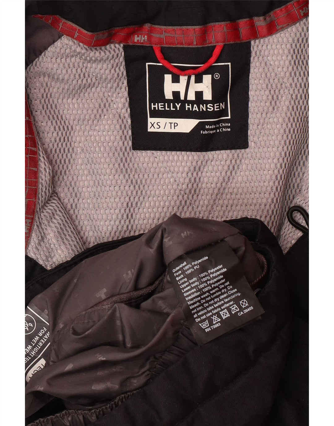 Giacca a vento grafica da uomo HELLY HANSEN UK 34 XS Black Colourblock