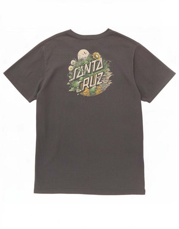 T-shirt grafica da uomo Santa Cruz Top 2XL cotone blu
