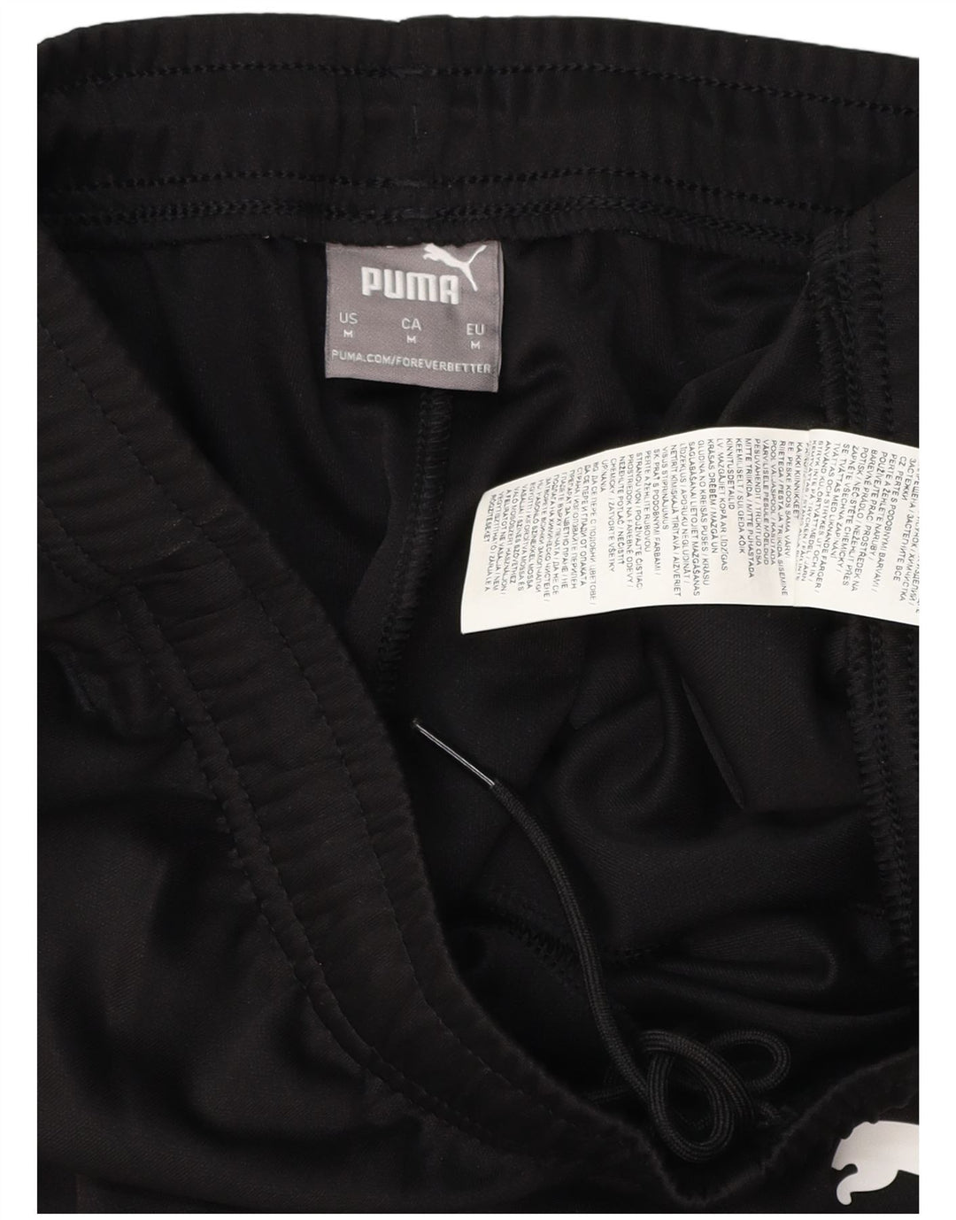 Pantaloni da tuta da uomo Puma Medium Black Colourblock in poliestere