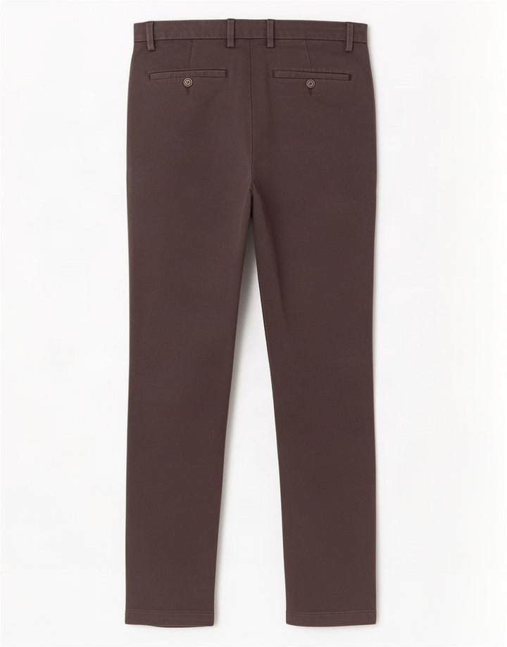 Pantaloni chino slim da uomo Marks & Spencer W32 L33 cotone grigio