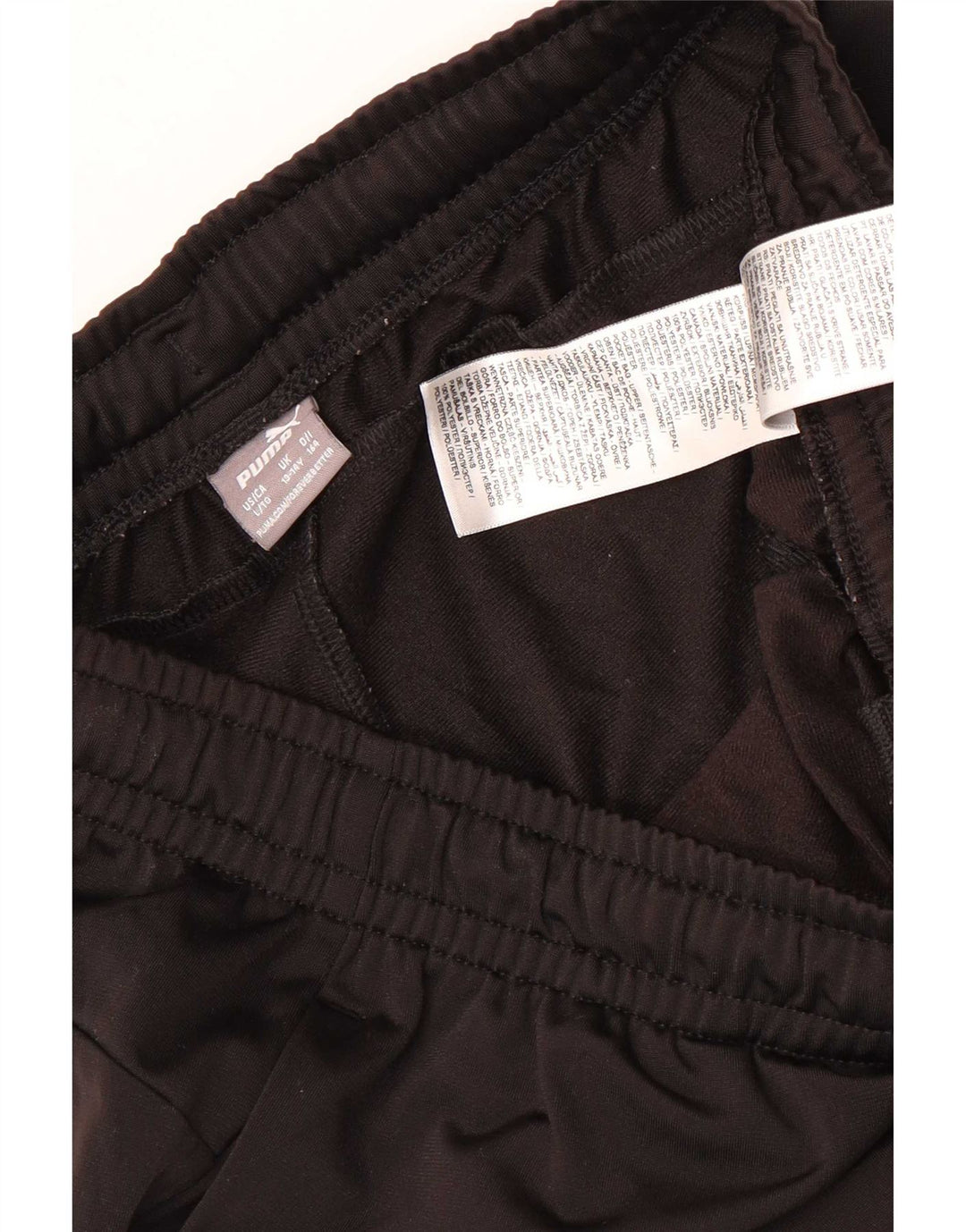 Pantaloni della tuta da ragazzo Puma 13-14 anni in poliestere nero