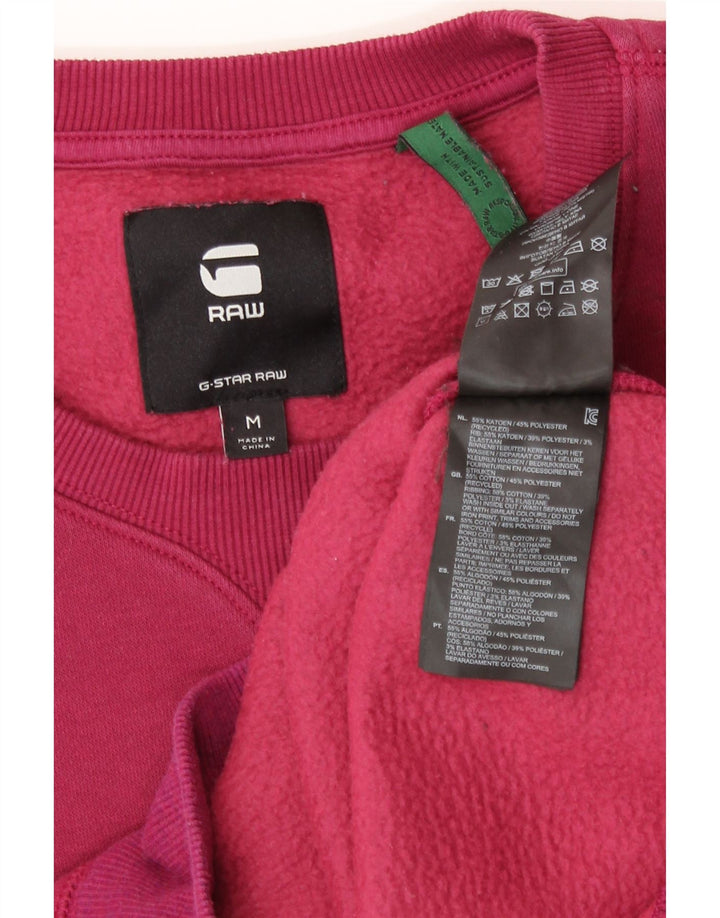 Felpa da donna G-Star Maglione UK 14 Cotone bordeaux medio