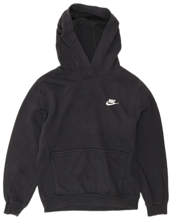 Felpa con cappuccio da ragazzo Nike 12-13 anni grande in cotone nero